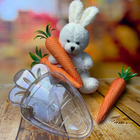 3 CAKE BOX PÁSCOA CENOURA C/ TAMPA (750 mL) CRISTAL- (BLUE STAR) thumbnail