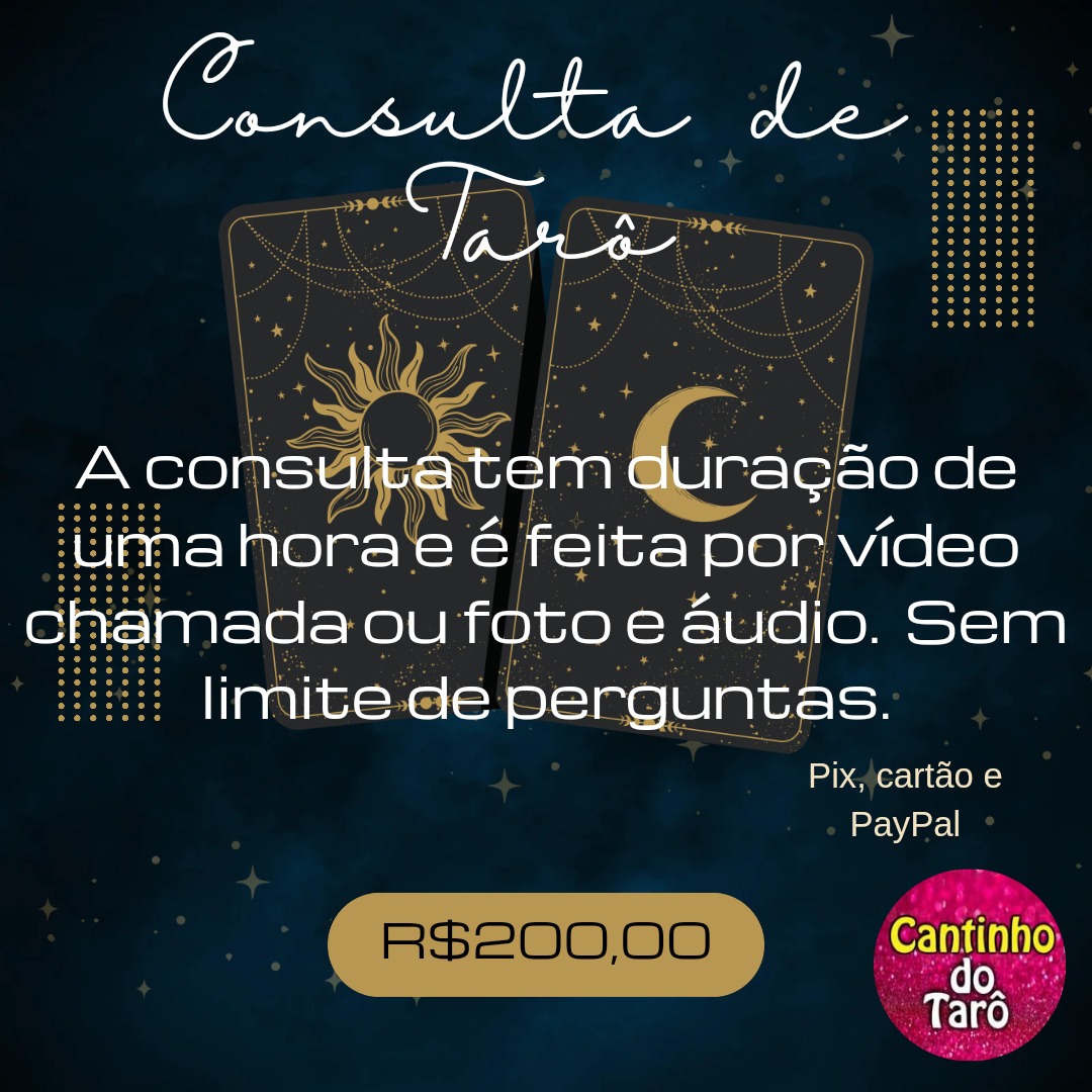 Consulta de Tarot completa R$200,00 com  a Sacerdotisa Karine (1 hora)  thumbnail