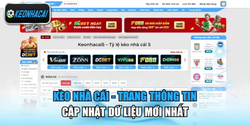 Kèo Nhà Cái - Trang Thông Tin Cập Nhật Dữ Liệu Mới Nhất thumbnail