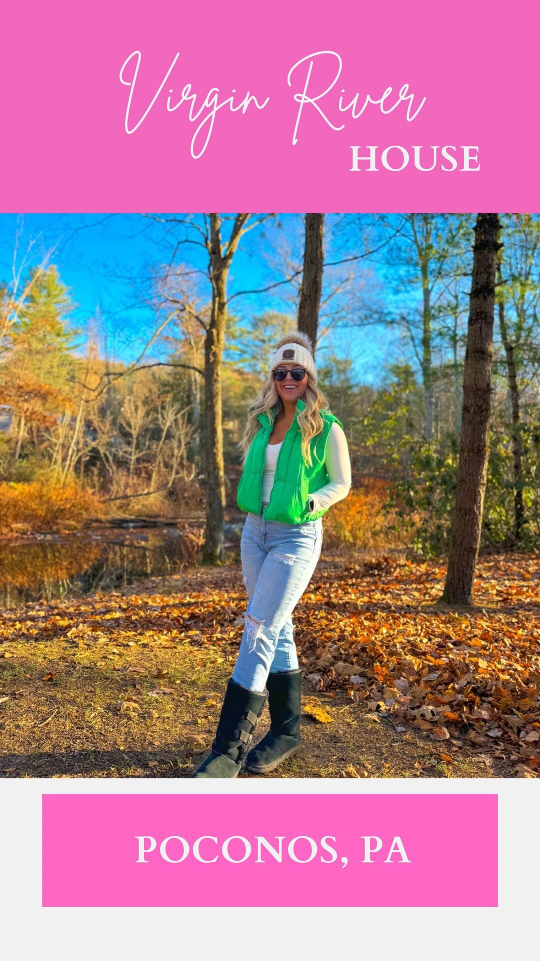 🍁Looking for a fun getaway within driving distance of New Jersey? This Airbnb in the Poconos is spacious enough for 16+ 