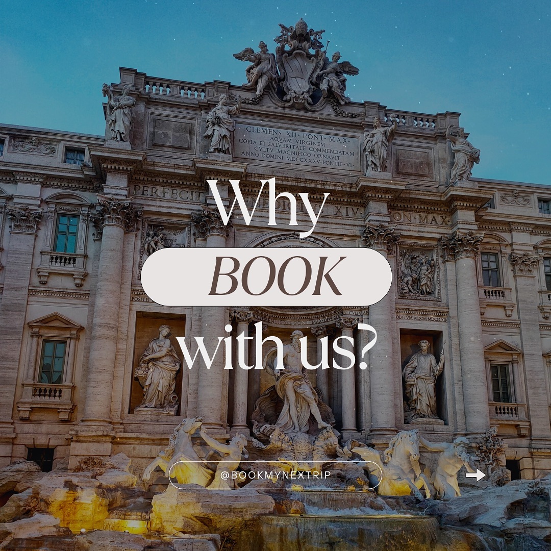 Why you should book your NEXT TRIP with us? 🌏

Booking your next trip with us ensures a seamless, memorable travel exper