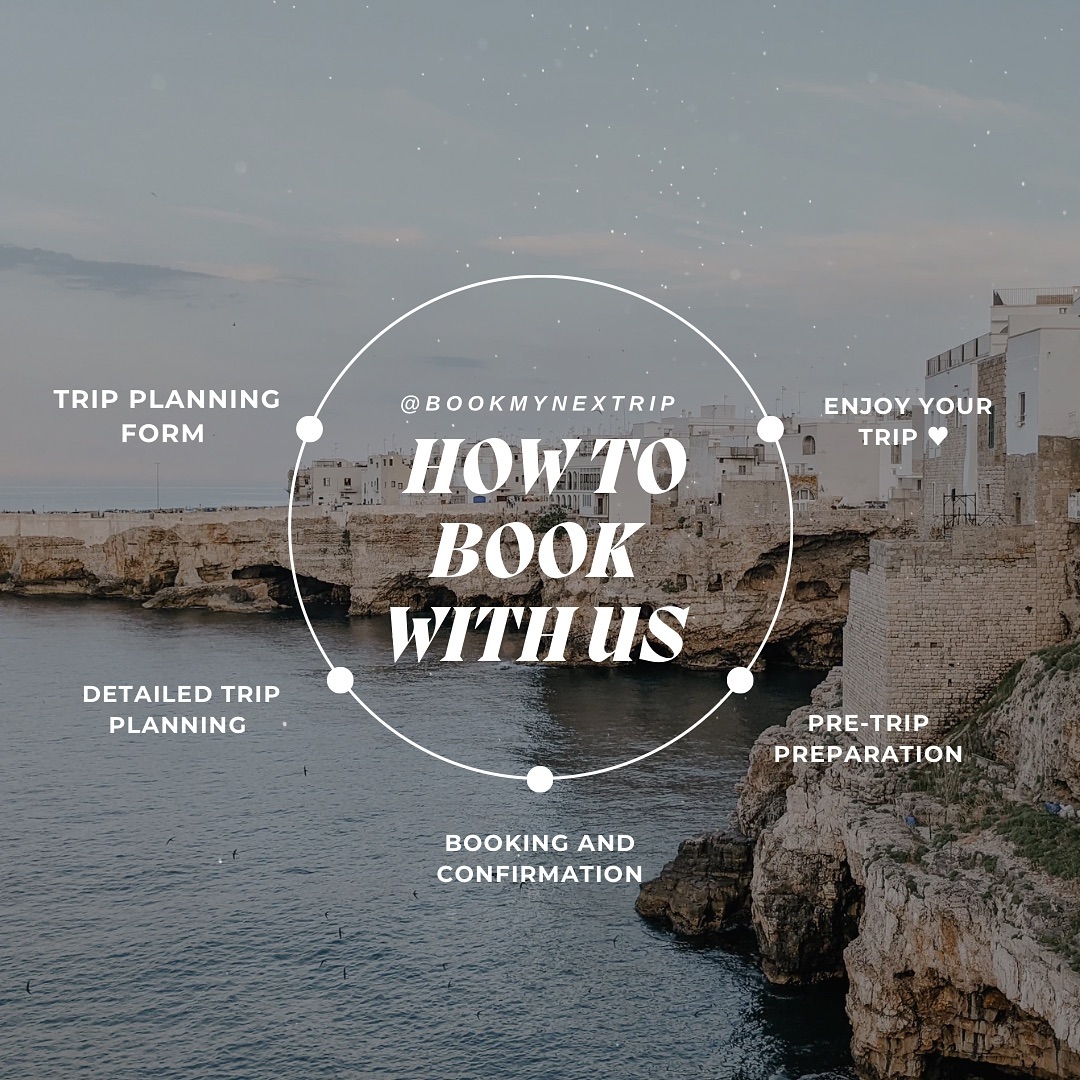 HOW TO BOOK YOUR NEXT TRIP WITH US ✈️🎫

-
-
-
-
-
#Travel #Wanderlust #TravelBlogger #TravelGram #InstaTravel #TravelPho