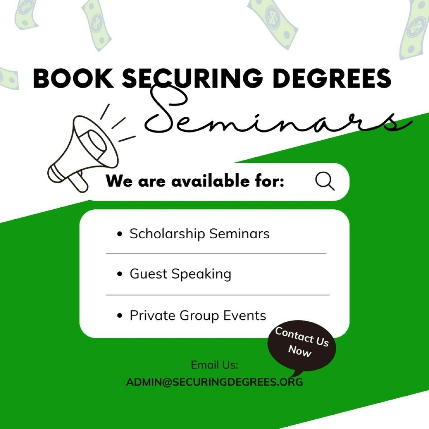 🎓Calling all organizations, churches, non-profits, school teams, and clubs! 

Are you ready to empower your members with