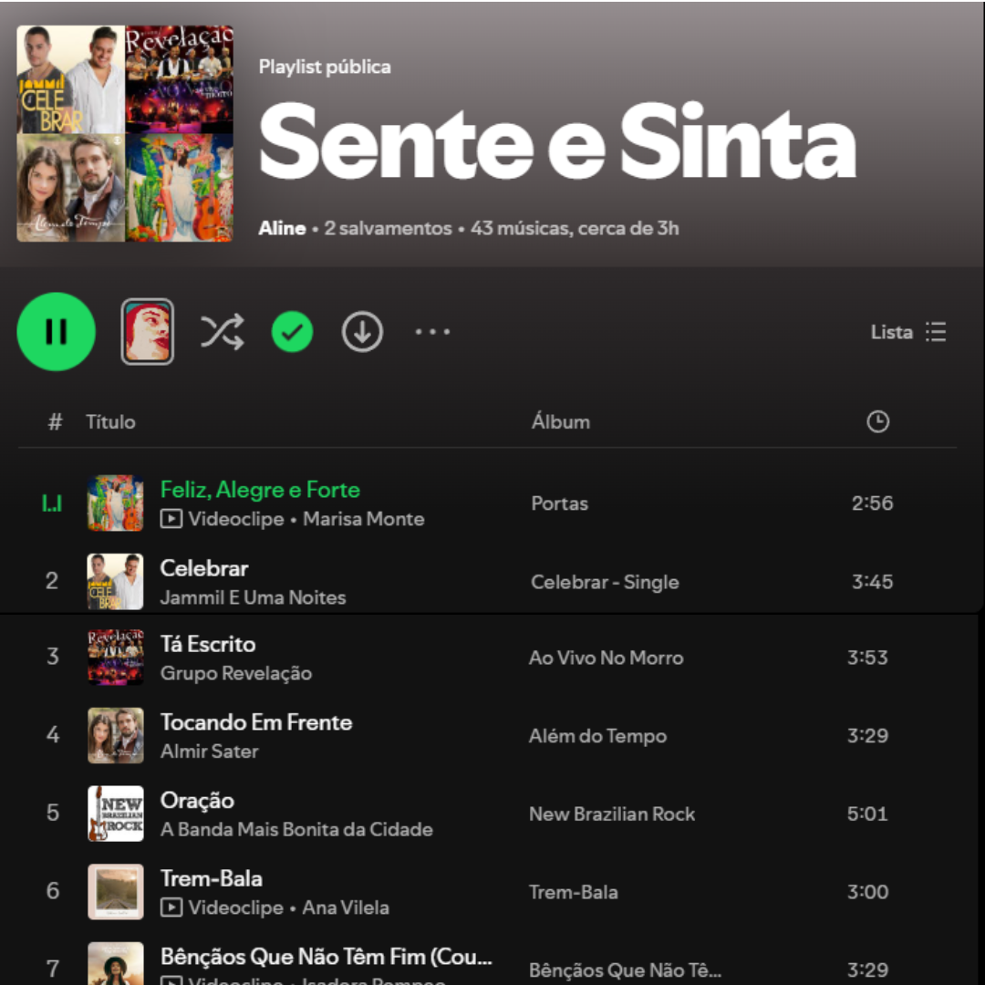Playlist: Sente e Sinta thumbnail