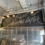 【Mural】Chalk Painting on Cafe Wall　> thumbnail