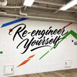 【Mural】Painting on Office Wall　> thumbnail