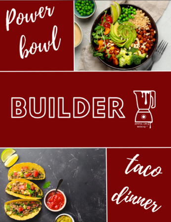 KJ’s Power Bowl/Taco Menu Builder! Only $7.99! thumbnail