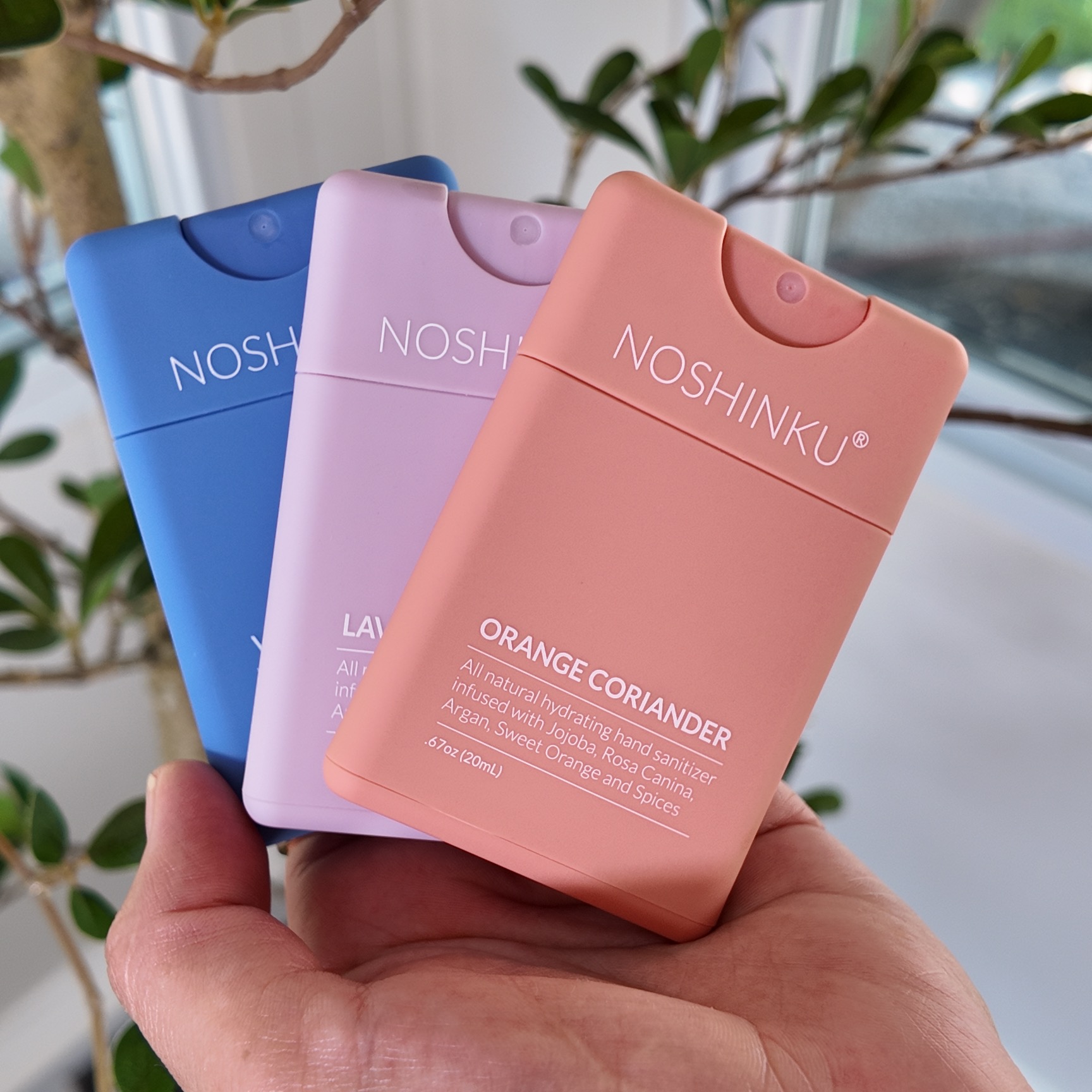 Noshinku Refillable Pocket Hand Sanitizer Set thumbnail