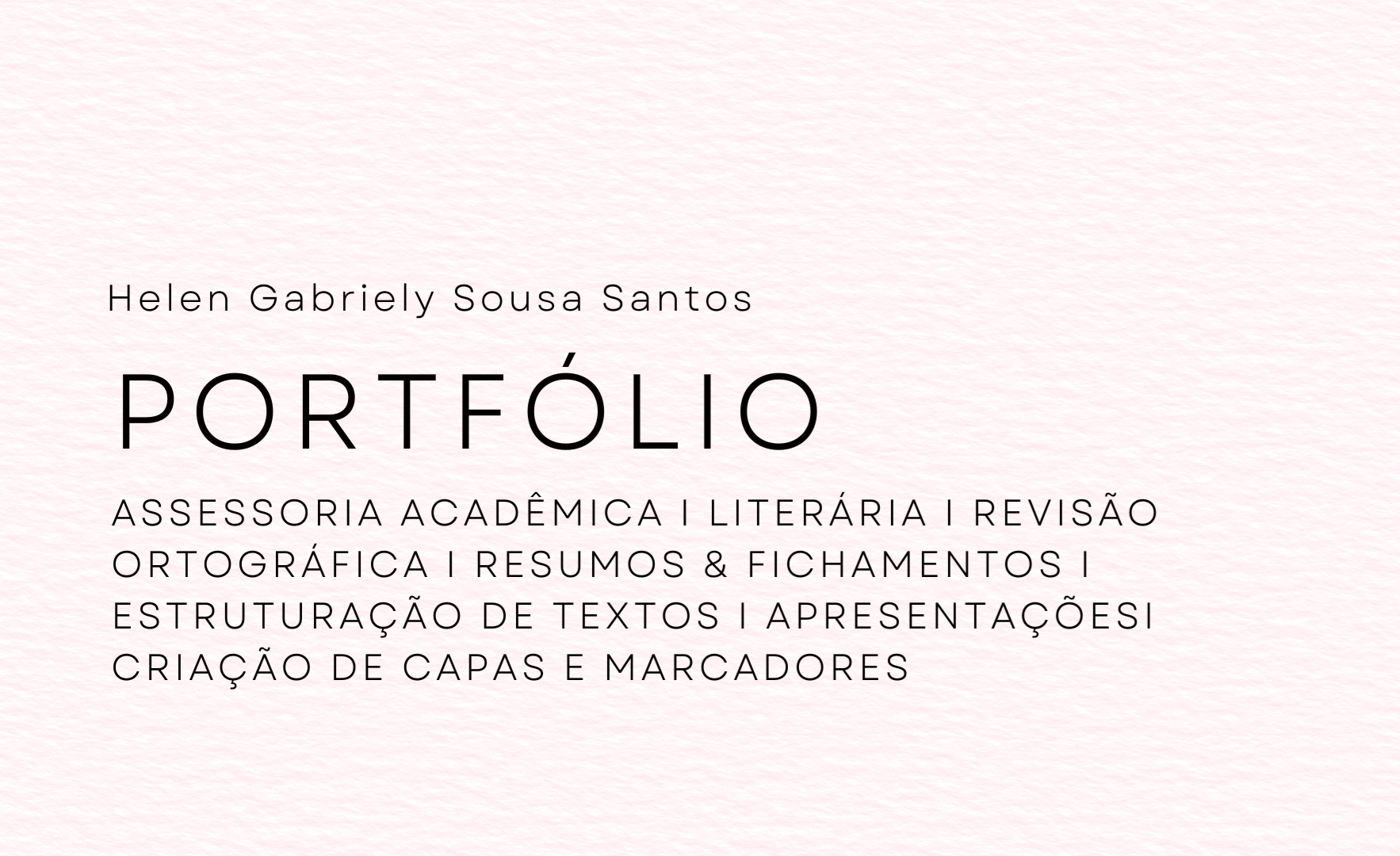 Pórtfólio Assesssoria Literária/ Acadêmica  thumbnail