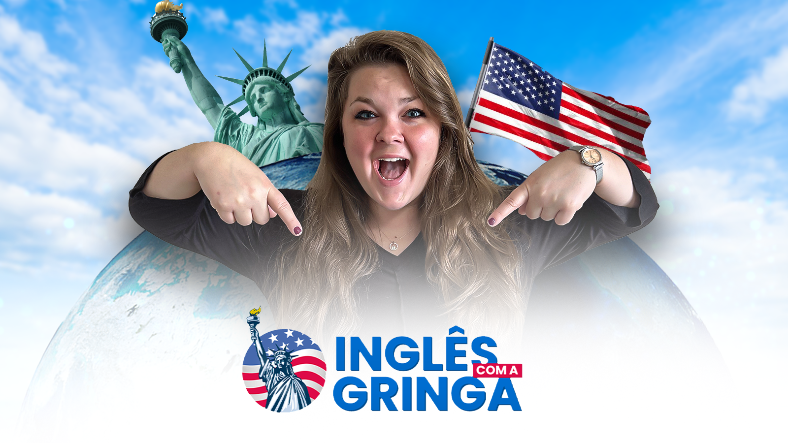 Inglês com a Gringa - Erick Aguiar ALvino | Hotmart thumbnail