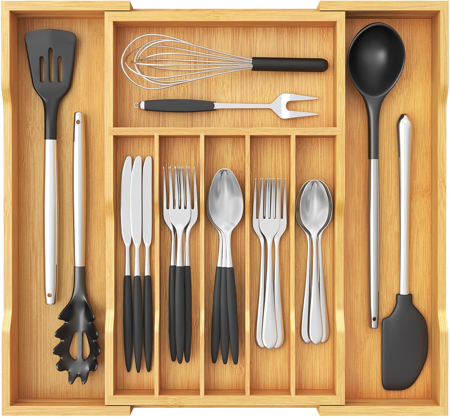 Porta talheres de bambu expansível-COMPRA AQUI thumbnail