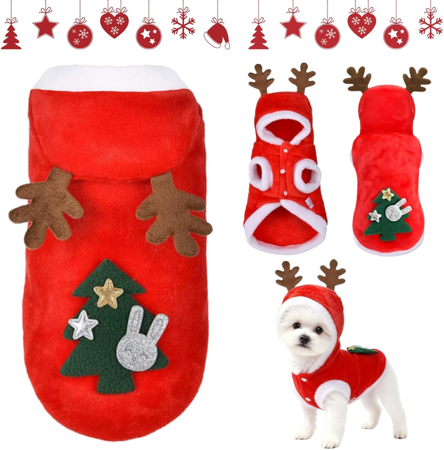 Roupa de natal para pet-COMPRA AQUI thumbnail