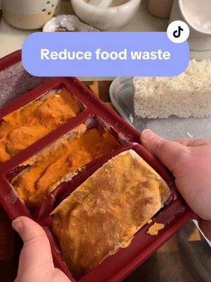 The average American household of four throws away $56 per week in food! If you freeze your leftovers in @Souper Cubes y