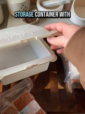 I love these silicone food storage containers for bringing lunch to work. 