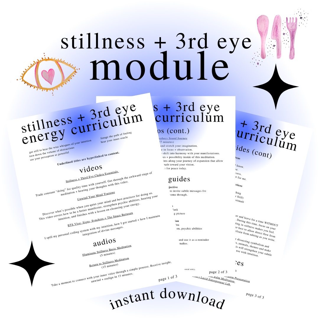 Stillness + 3rd Eye Energy Online Course thumbnail