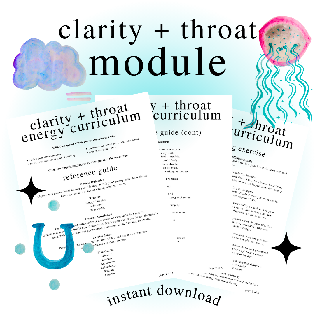 Clarity +  Throat Energy Online Course thumbnail