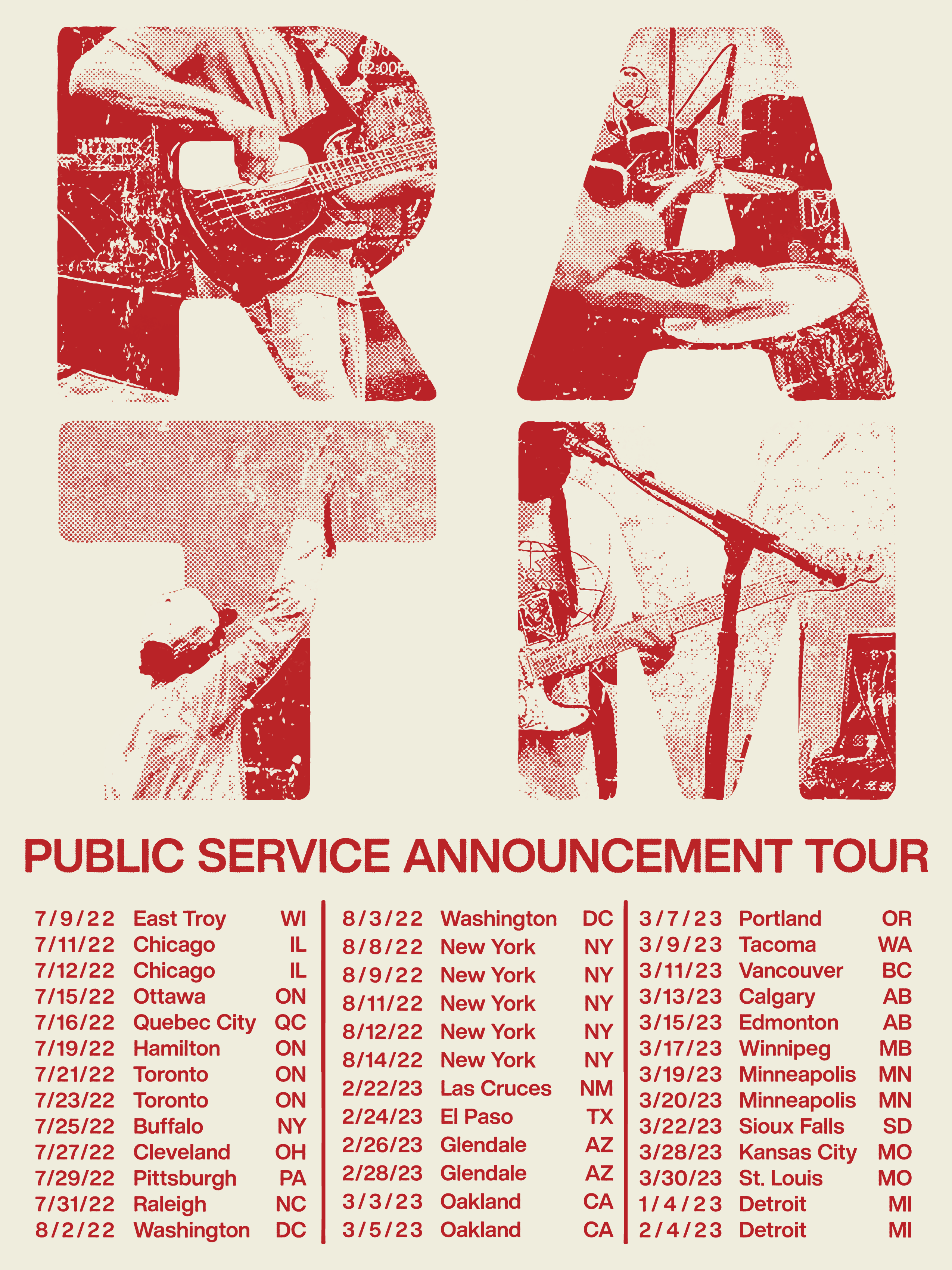 RAGE AGAINST THE MACHINE | Pôster de Turnê thumbnail