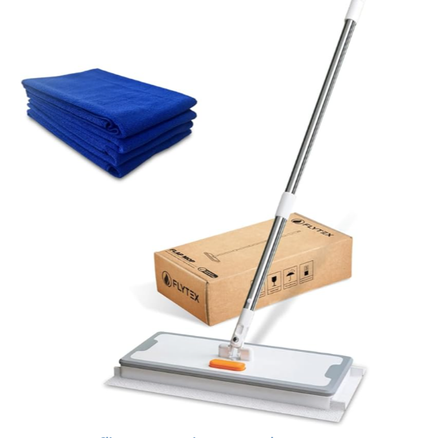 Mop/Rodo de Limpeza Flap com Sistema de Prender o Pano (meu preferido do mercado - maior qualidade e durabilidade). thumbnail