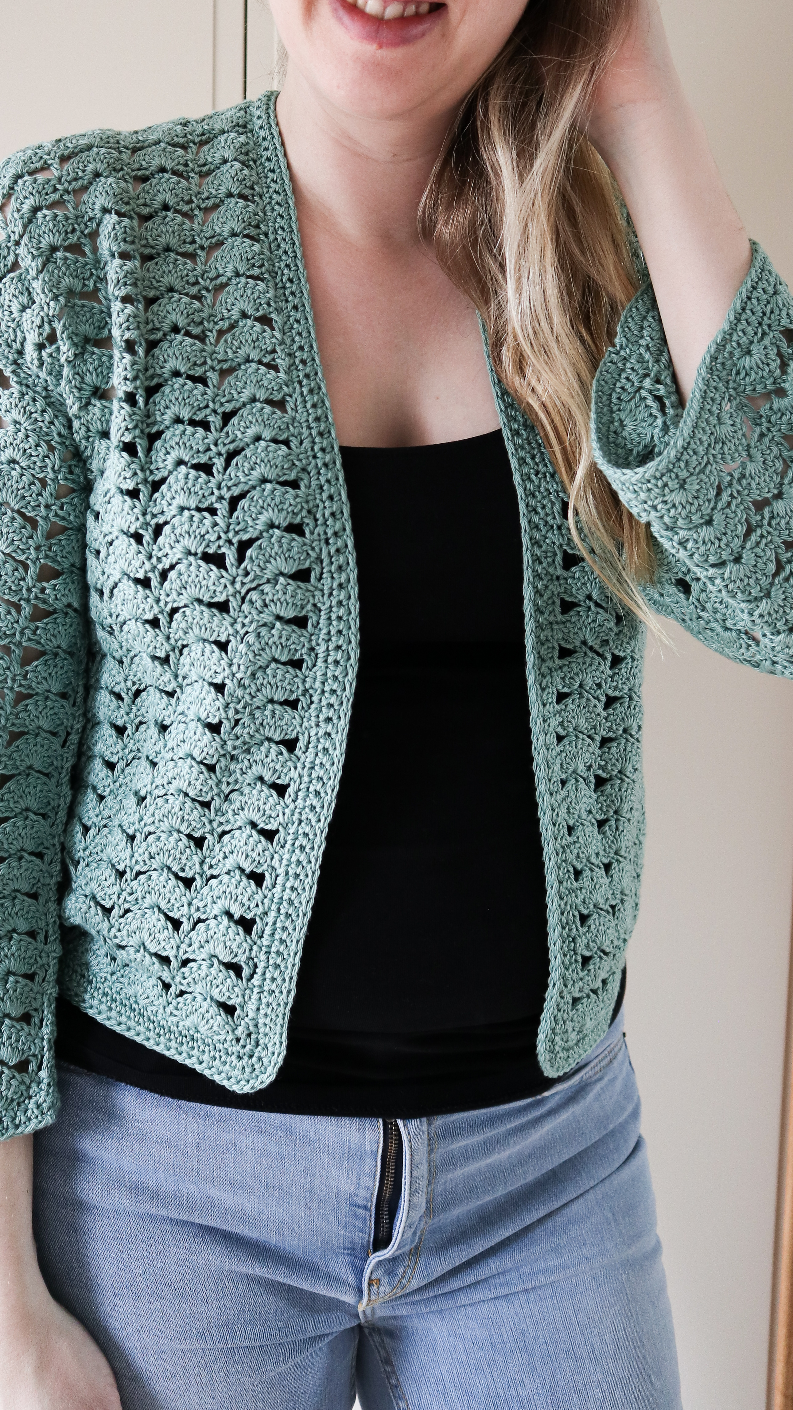 Shell Stitch Cardigan thumbnail