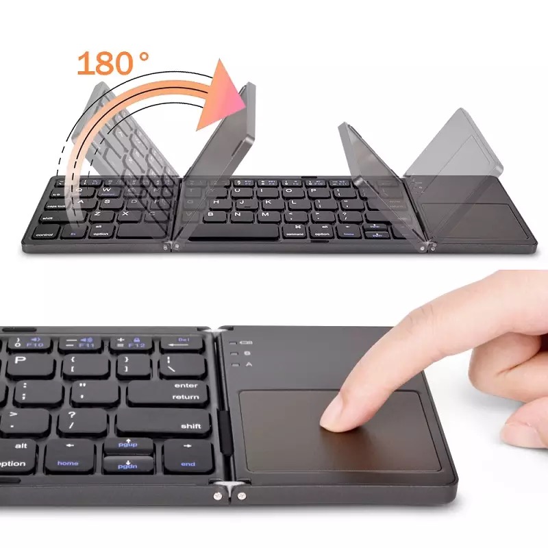 Mini Teclado Wireless com Touchpad para Android, iOS e Windows. thumbnail