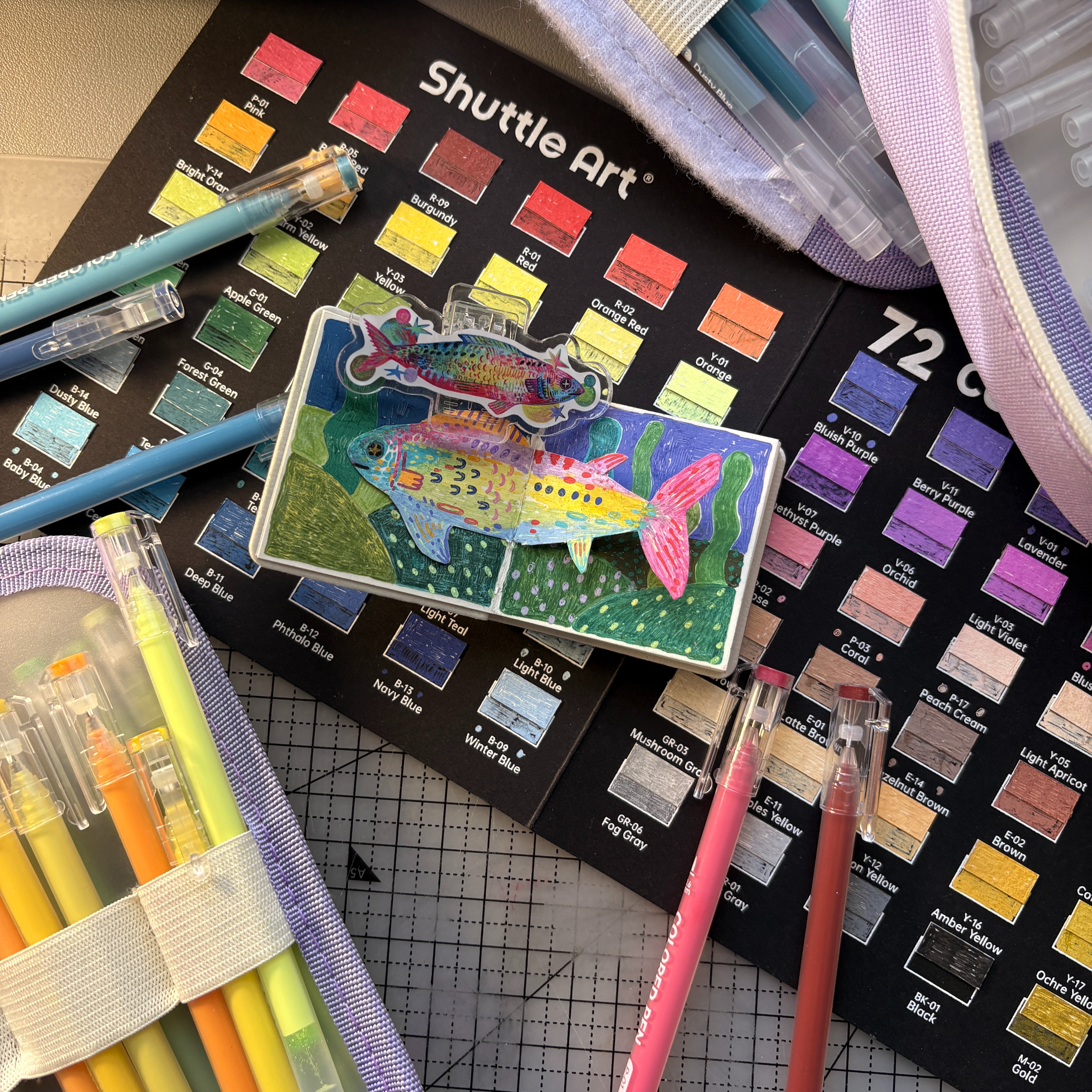 Shuttle Art Colored Pens, 72 set thumbnail
