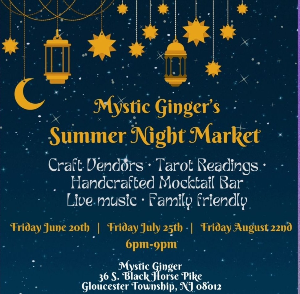 Fri Aug 22nd 6-9pm Mystic Ginger: Night Market thumbnail