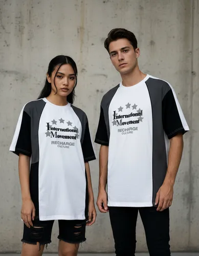 Remera Oversize Movement Streetwear Mujer Hombre Recharge thumbnail