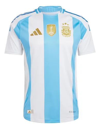 Camiseta Titular Argentina 2024 Versión Jugador Ip8388 Adida Blanco S thumbnail