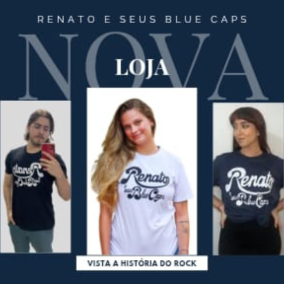 🧢 Loja oficial Renato e Seus Blue Caps - Camisas oficiais - Vista a história do Rock - Visite nossa loja. thumbnail
