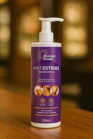 Creme AntiEstrias Removedor Estrias 200g Morena Brasil – Ação Poderosa com Colágeno e Elastina thumbnail