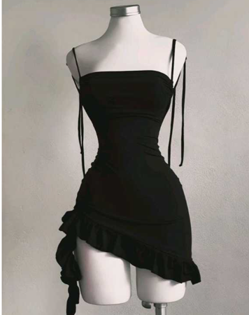 Vestido Suplex Premium Moda Latina 2025 Costa Nua Com Babado ( Vitória ) thumbnail