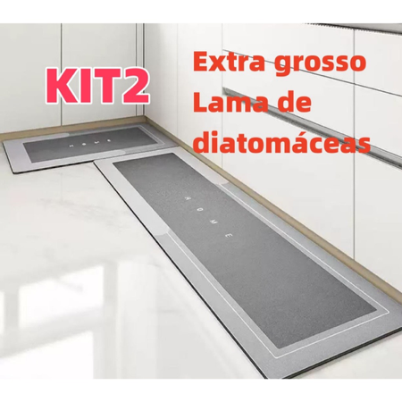KIT Tapete Magico absorvente de água, Antiderrapante absorvente de óleo e de secagem rápida thumbnail