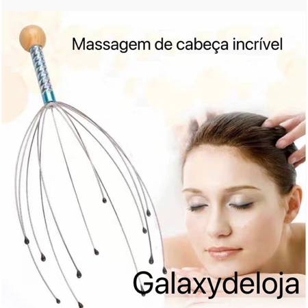 Oferta especial massageador de cabeça Cafuné, massagem relaxante para aliviar o cansaço thumbnail