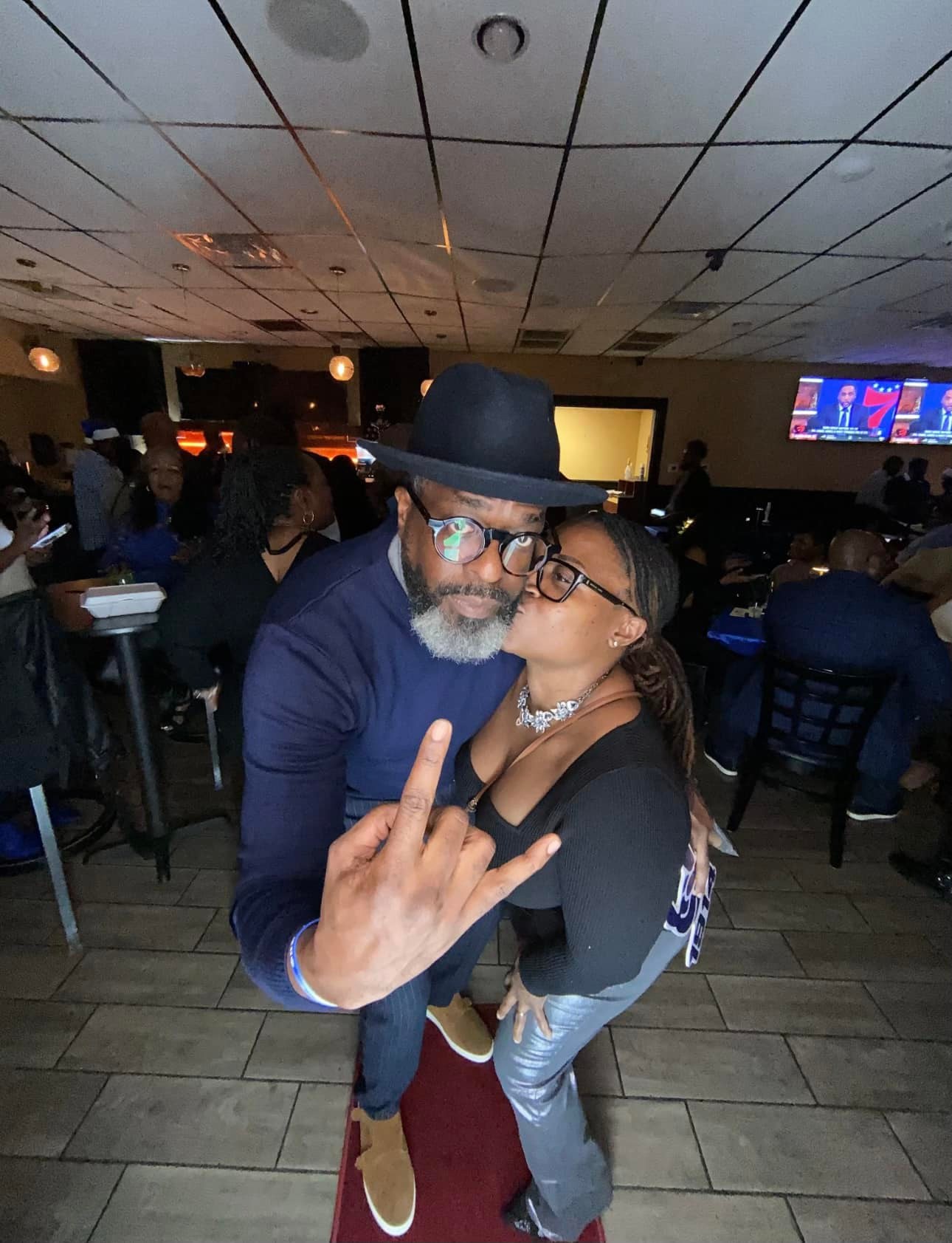 Me and my Valentine! Cheryl D💙🤍💙