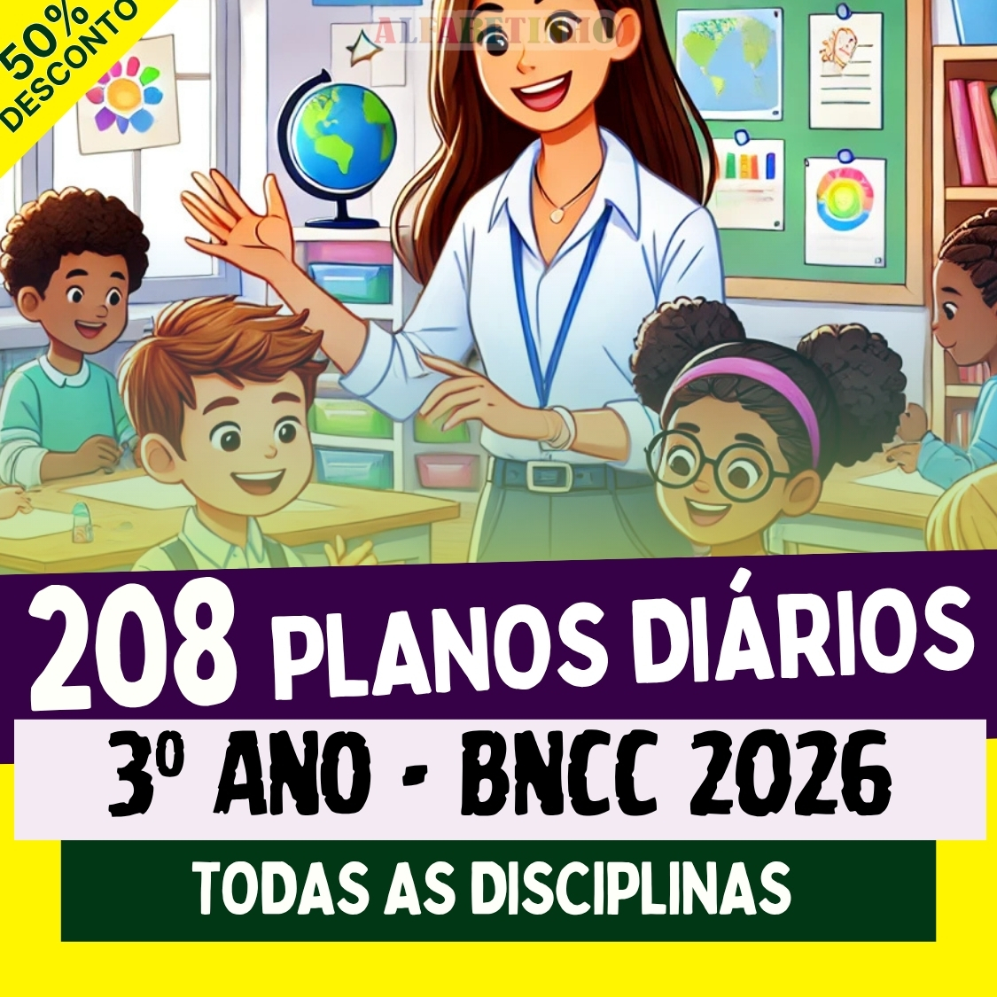 PLANOS DIÁRIOS - 3º ANO FUNDAMENTAL - BNCC 2026 thumbnail