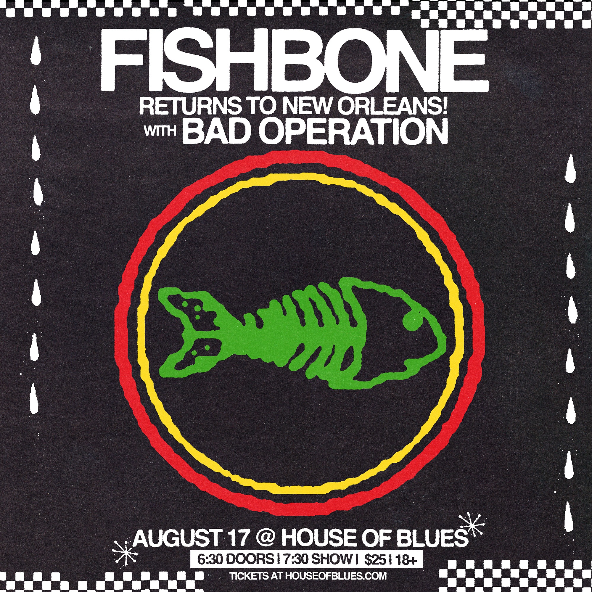 FISHBONE + BAD OP 8/17 NEW ORLEANS thumbnail