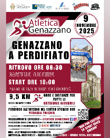 ISCRIZIONI CATEGORIE GIOVANILI - GENAZZANO A PERDIFIATO 2025  thumbnail
