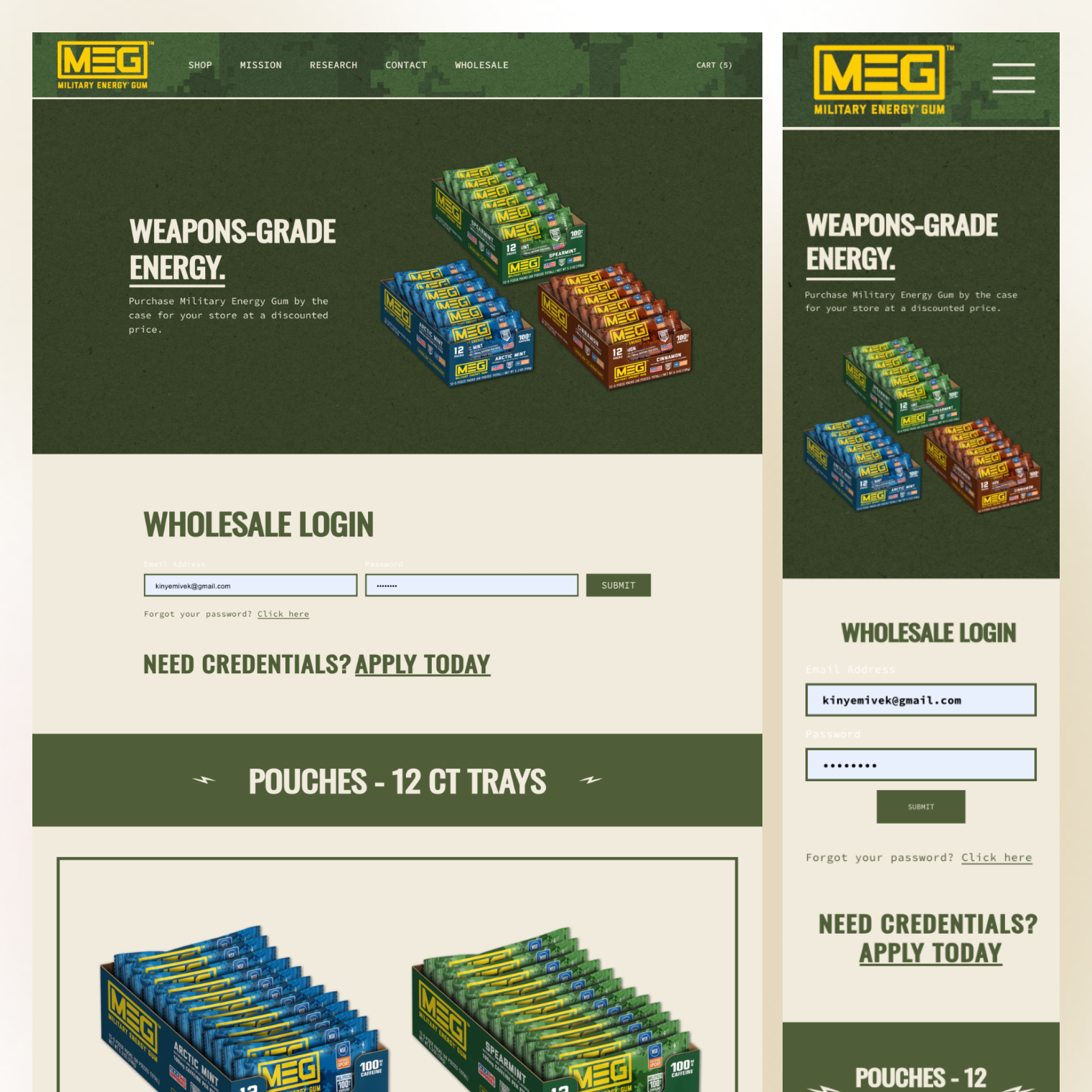 MILITARY ENERGY GUM thumbnail