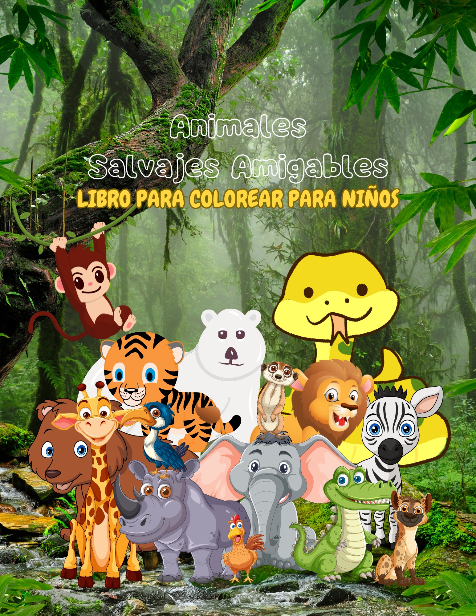 COLOREANDO ANIMALES SALVAJES AMIGABLES thumbnail