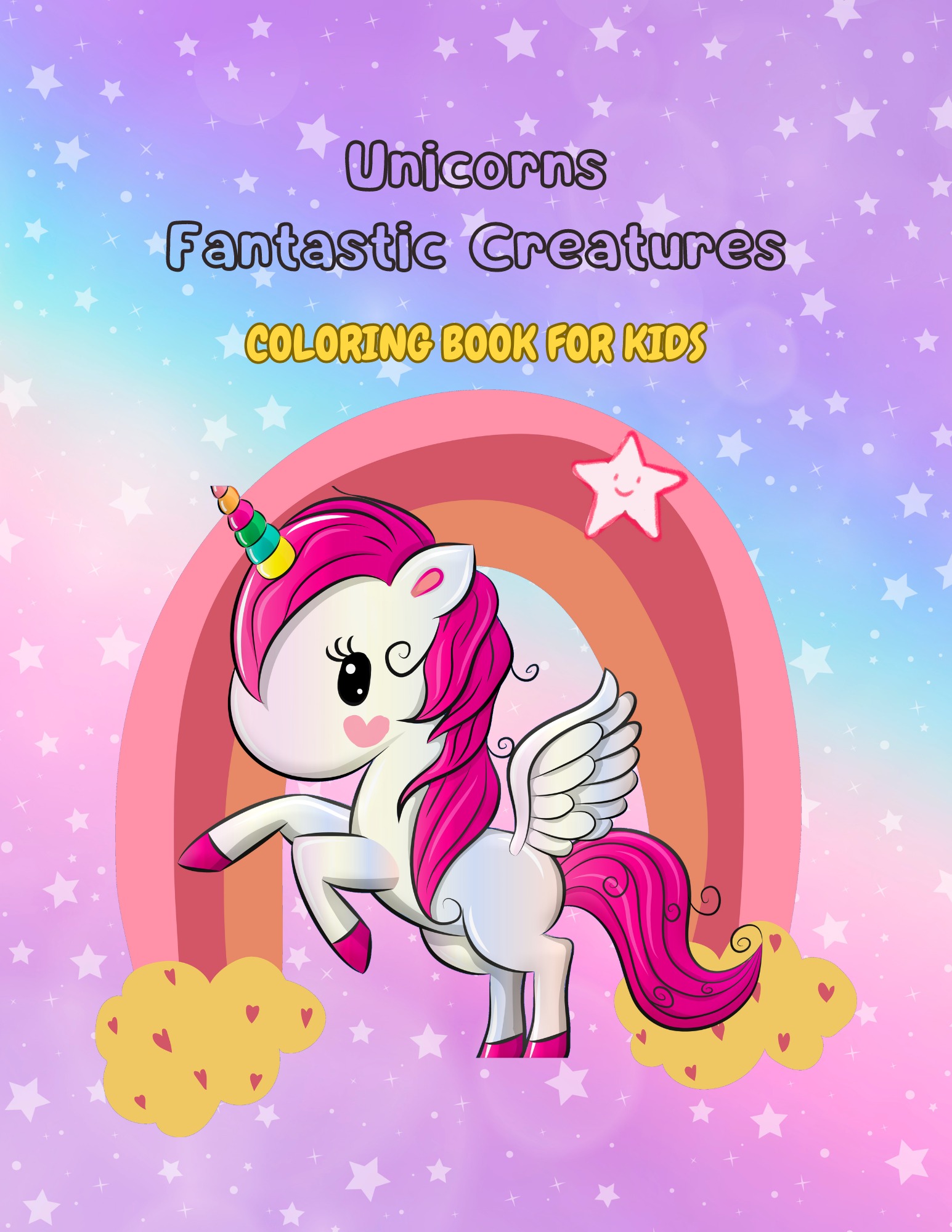 COLORING UNICORNS FANTASTIC CREATURES thumbnail