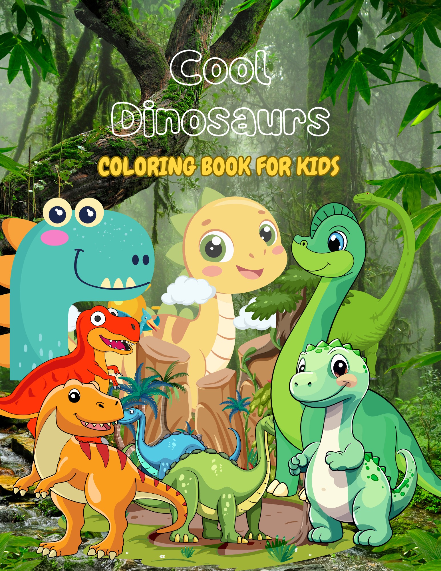 COLORING COOL DINOSAURS thumbnail
