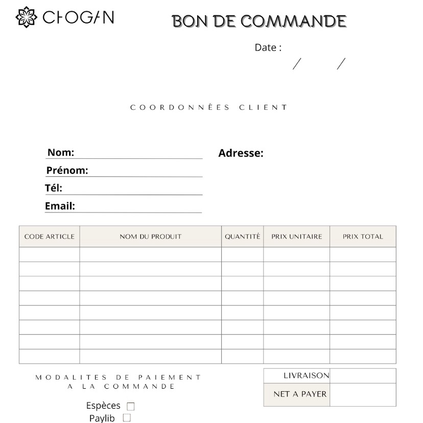 Bon de commande thumbnail