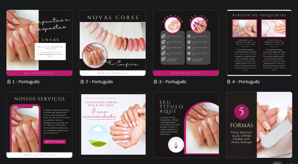 Kit de Marca Canva - Nail designer (editável) - Graziely Priscila Coelho | Hotmart thumbnail