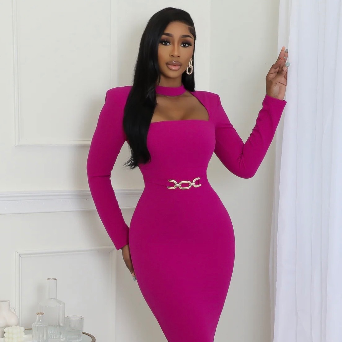 Silhouette Statement Dress thumbnail