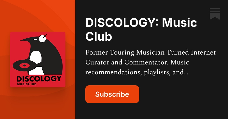 DISCOLOGY: Music Club | Substack thumbnail
