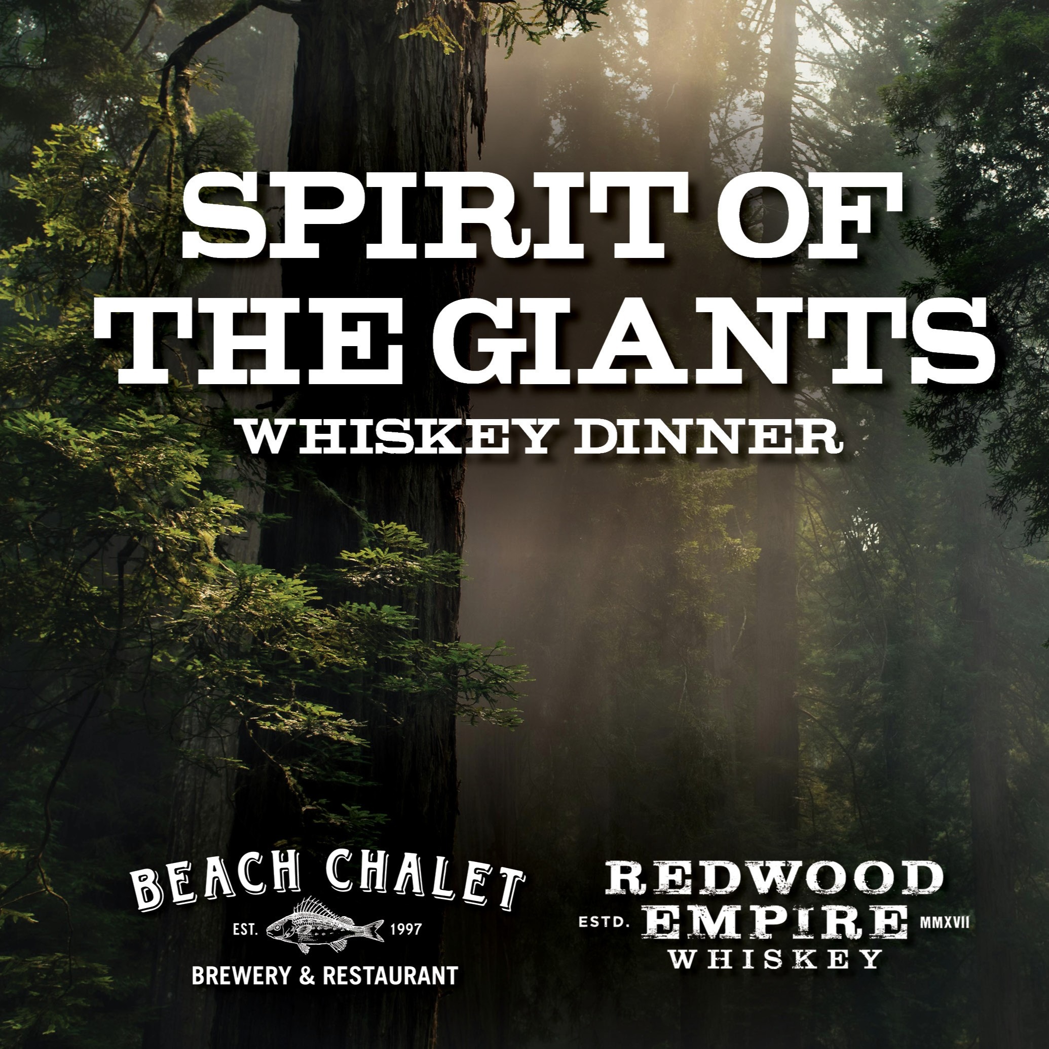 Spirit of the Giants: Redwood Empire Whiskey Dinner thumbnail