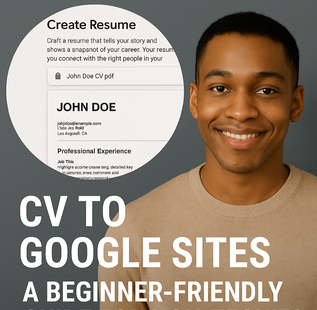 CV to Google Site for Non-Techies thumbnail