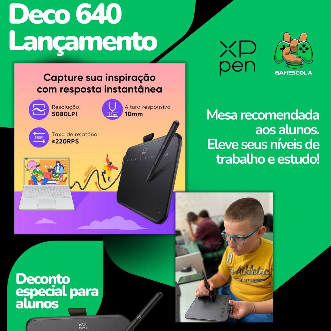 XPPen com descconto - Cupom GAMESCOLA thumbnail