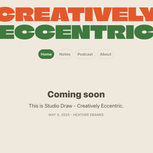 About - Studio Draw - Creatively Eccentric thumbnail