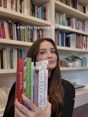 the learning list: periods & cycle syncing edition! #learnontiktok #cyclesyncing #booktok 